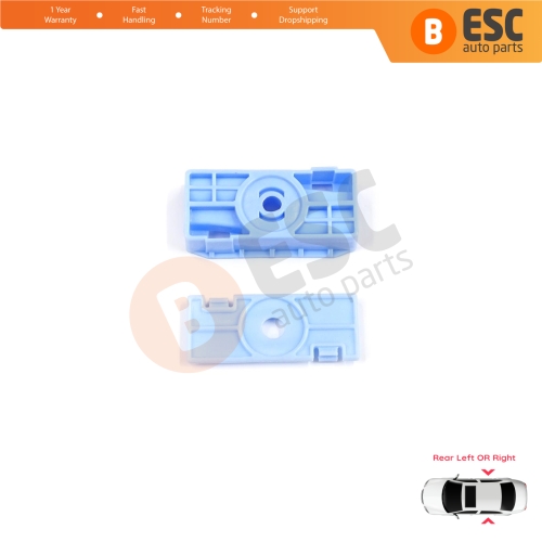 Rear Quarter Window Regulator Repair Clips for BMW 3 Series E36 E46 M3 318 320 323 325 328 6 E63 650i 650Ci Coupe Convertible