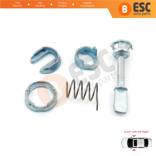 Front Door Lock Barrel Repair Kit 51.5 mm for Seat Arosa 6H1 1997-2004 3B0837167 