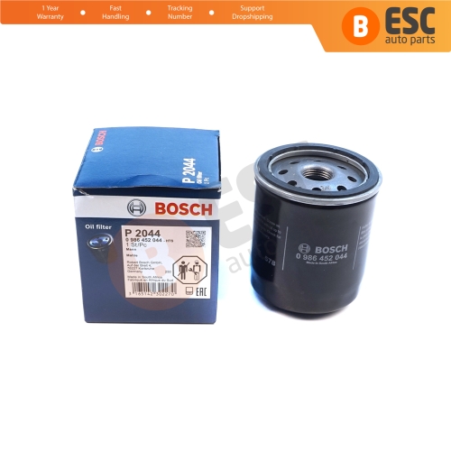 Oil Filter Genuine Bosch P2044 0986452044 for Fiat Sedici FY Mini Hatchback R50 R53 Subaru Justy III G3X