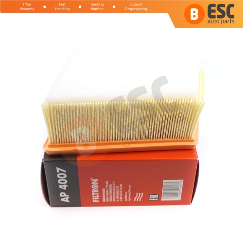 Air Insert Filter Genuine FILTRON AP 4007 for Opel Vauxhall Vivaro A J7 X83 with F4R Motor